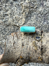 Load image into Gallery viewer, Sleeping Beauty Turquoise Horizontal Bar Ring Size 7
