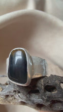 Load and play video in Gallery viewer, Blue Tigers Eye Ring Size 11.25
